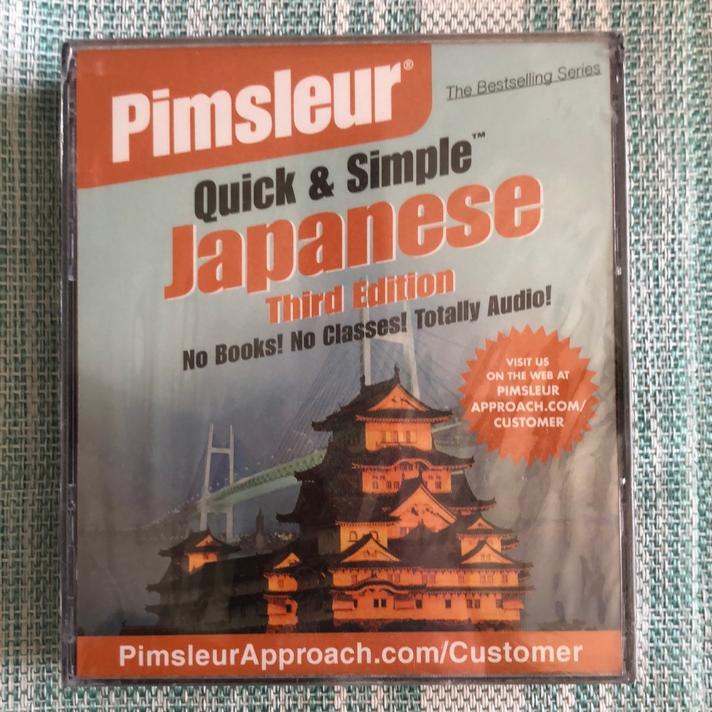 NEW /Wrapped: Learn a Language! Pimsleur JAPANESE